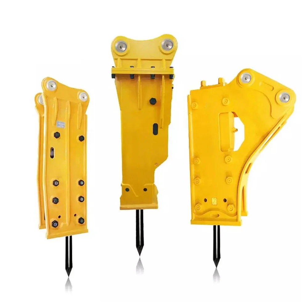 MONDE Quick-Start Side Mount Silent Hydraulic Breaker Rock Breaker CE Certified Fast Response Jack Hammer for 3/5/7/10t