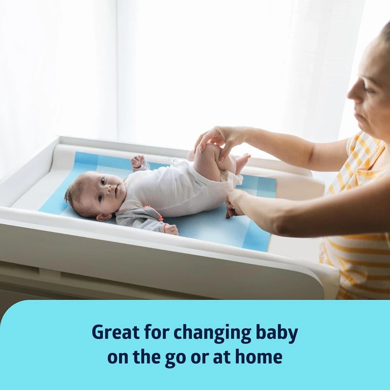 وسادة سفلية ممتصة للضوء من ميدلاين، مقاس 23 بوصة × 36 بوصة، 50 قطعة، سرير للاستعمال مرة واحدة، حماية للأثاث والسطح، للأطفال والكبار، #3