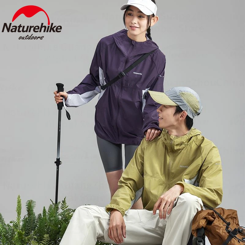 Naturehike Sun Protection Jacket UPF100+ for Summer Camping Outdoor Hiking Men Women's Climbing Clothe 100% Nylon Portable