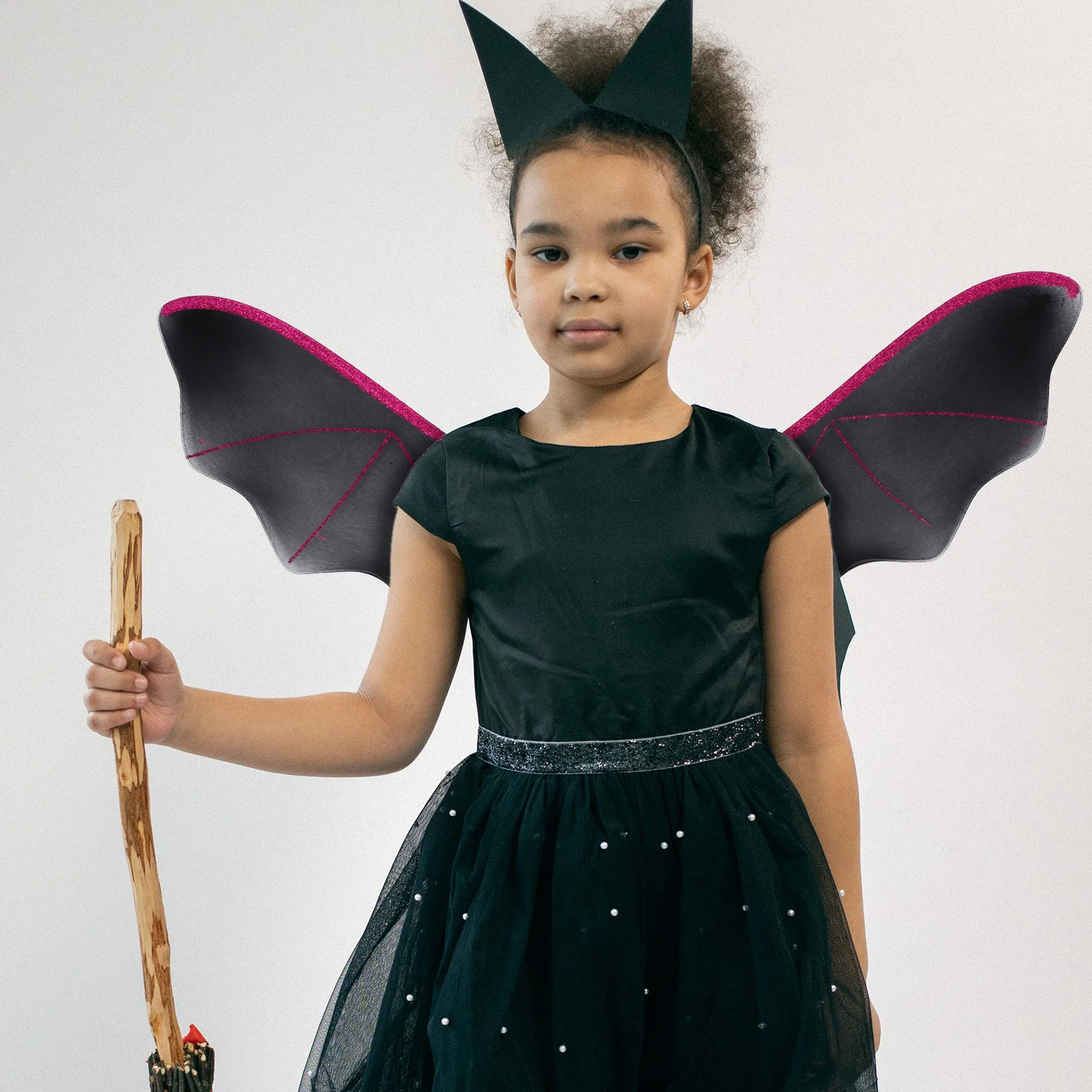 Ailes de chauve-souris d'halloween, 2 pièces, accessoire de Costume de Cosplay, décorations de fête légères et durables, accessoires Photo de mascarade