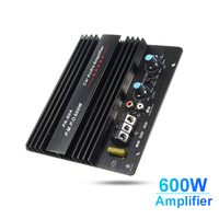 DIY 600W Amplifier Board 12V Car Audio Power Amplifier Board Lossless Subwoofer Bass Module High Power Car Audio Mono Channel