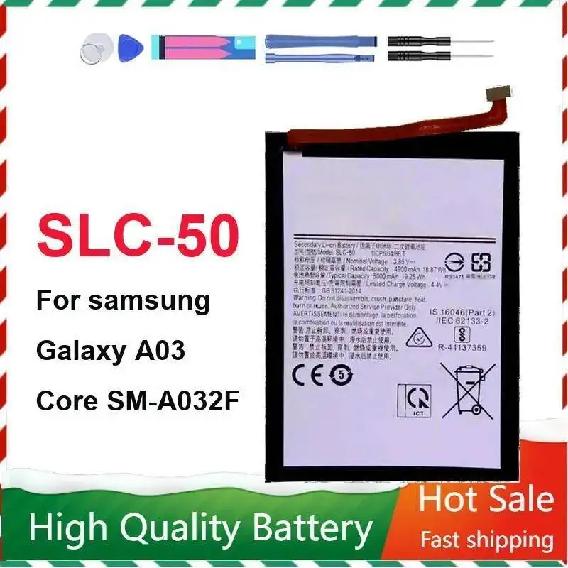 Reliable Power 5000Mah For Samsung Galaxy A03 Core SM-A032F Mobile Phone Battery Slc-50