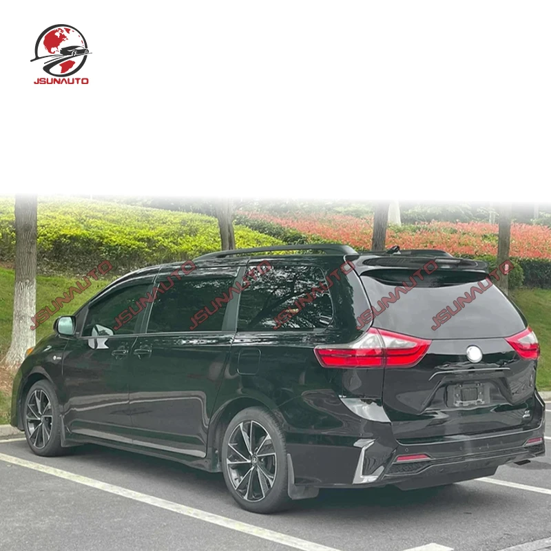 Неокрашенный пластиковый Sienna Facelift Передний Задний бампер решетка двигателя для 2011-2020 Toyo Sienna обновление LM стиль Корпус Комплект