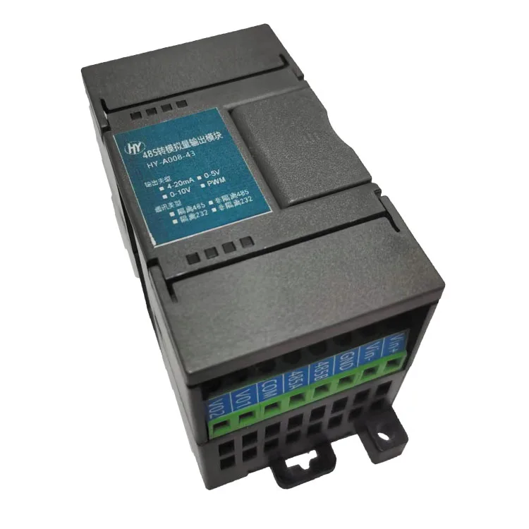 

Модуль аналогового вывода Модуль программирования Ток управления: 4–20 мА Напряжение управления: 0–10 В Ширина импульса Модуляция (ШИМ) Управление