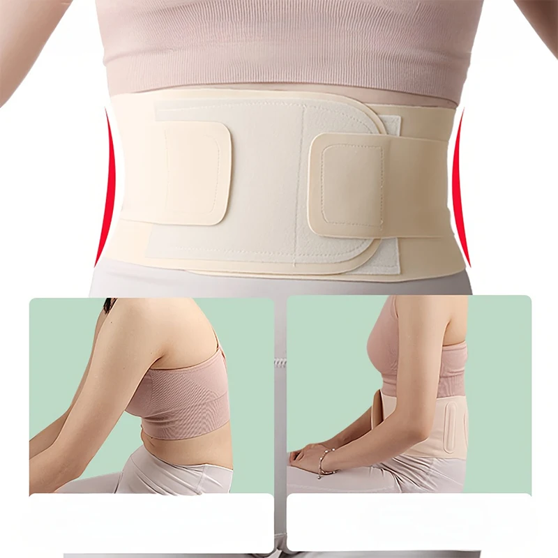 1 Uds. Tirante para espalda ultrafino con almohadilla Lumbar 3D, 2 soportes flexibles, tirantes para espalda para dolor de espalda baja para alivio de escoliosis ciática