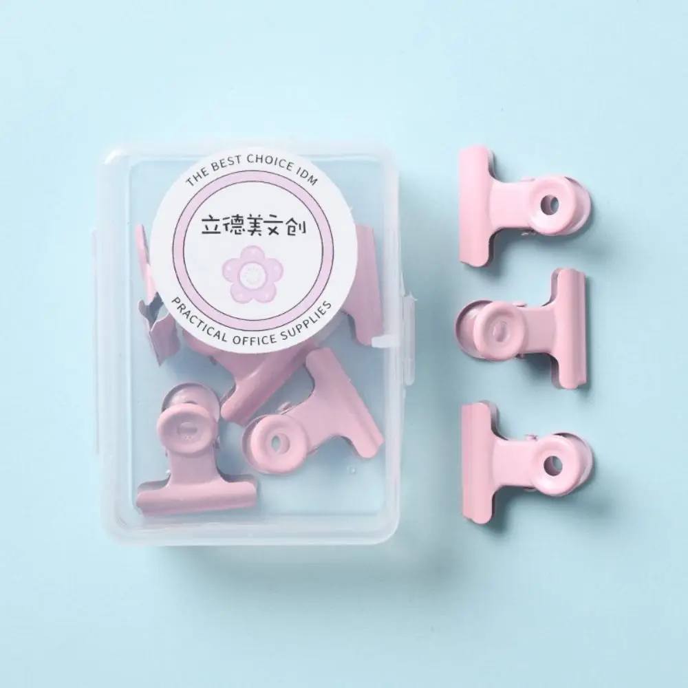 Macaron Farbe Schwalbenschwanz Clip Ticket Clip Datei Ordner Desktop Lagerung Dokument Metall Binder Clip Datei Organisatoren Befestigungs Clips