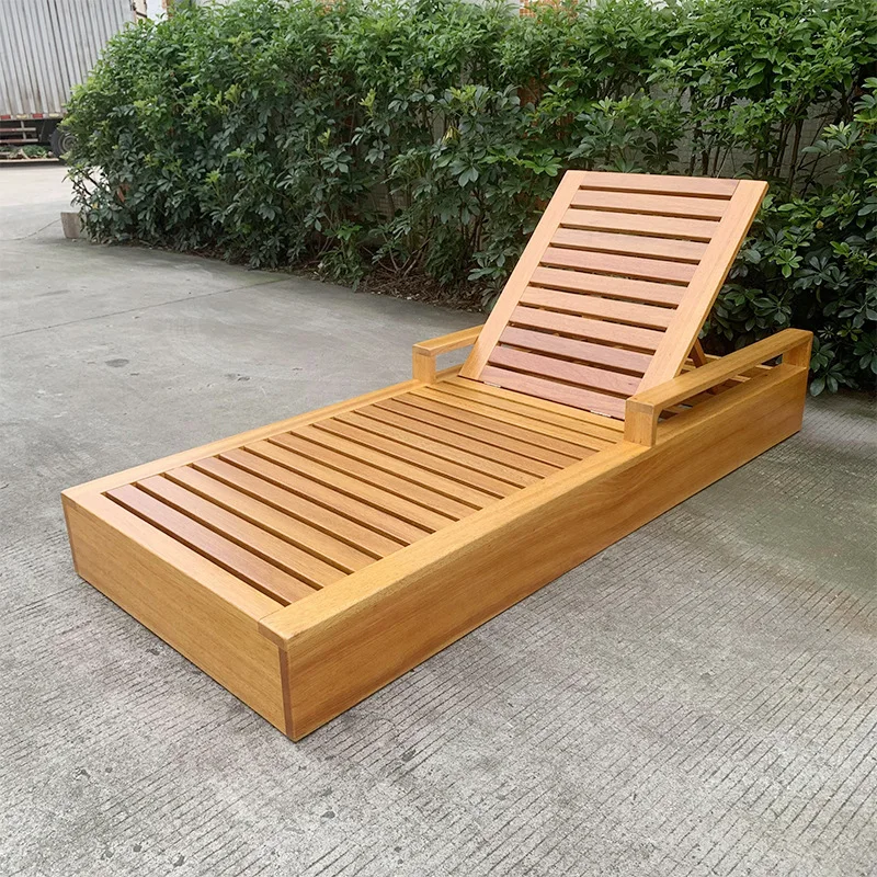 Outdoor beach loungers villa pool chairs