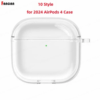 2024 Yeni Apple AirPods 4 (USB-C)/AirPods 4 Kulaklık Kılıfı için çoklu seçenekler temizleme kiti kordon şeffaf yumuşak Kılıflar