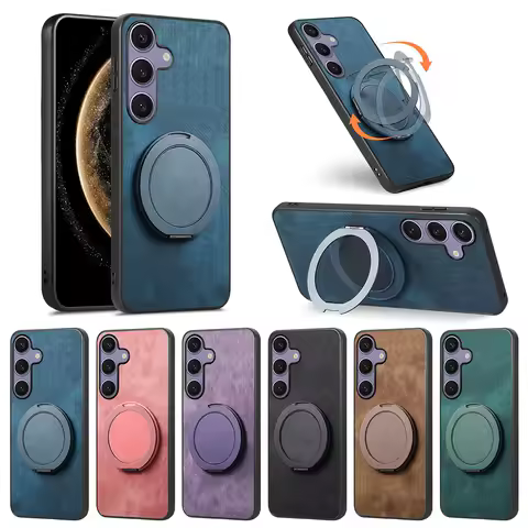 Magnetic Ring Stand Case For Samsung Galaxy A02S A03S A05 A22 A23 A24 A25 A26 Arbitrary Flip Back Cover A05S A06 A13 A14 A15 A16