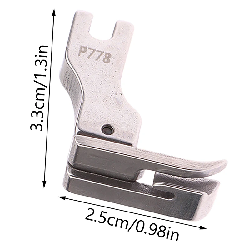 HMA72-1Pc P778 Alle Stahl Nähfuß Oberen Kragen Nähen Nähfuß Spezielle Nähfuß Für Industrielle Nähmaschine Teile