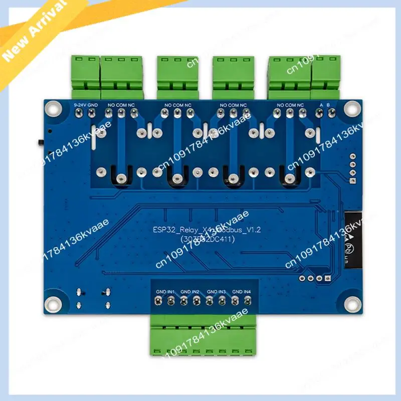 

M01K с поддержкой Bluetooth ESP32 RS485 Modbus 4-канальный релейный модуль, 7-24 В TYPE-C с поддержкой Wi-Fi