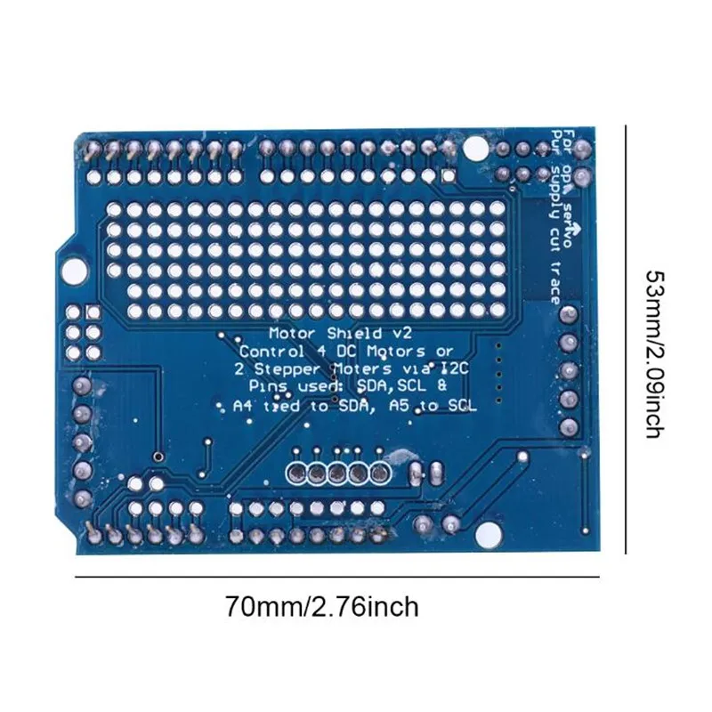 PWM 서보 드라이버 보드 실드 V2 DC 스테퍼 모터 서보 드라이브 모듈 TB6612 Arduino Robot Mega R3용 IIC I2C