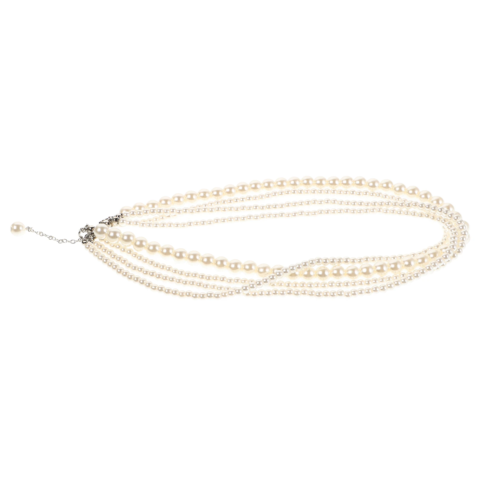 

Layered Pearl Necklace Multi-Strand Faux Pearls Elegant Women Jewelry For Party Wedding Trendy Fashion Choker Necklaces