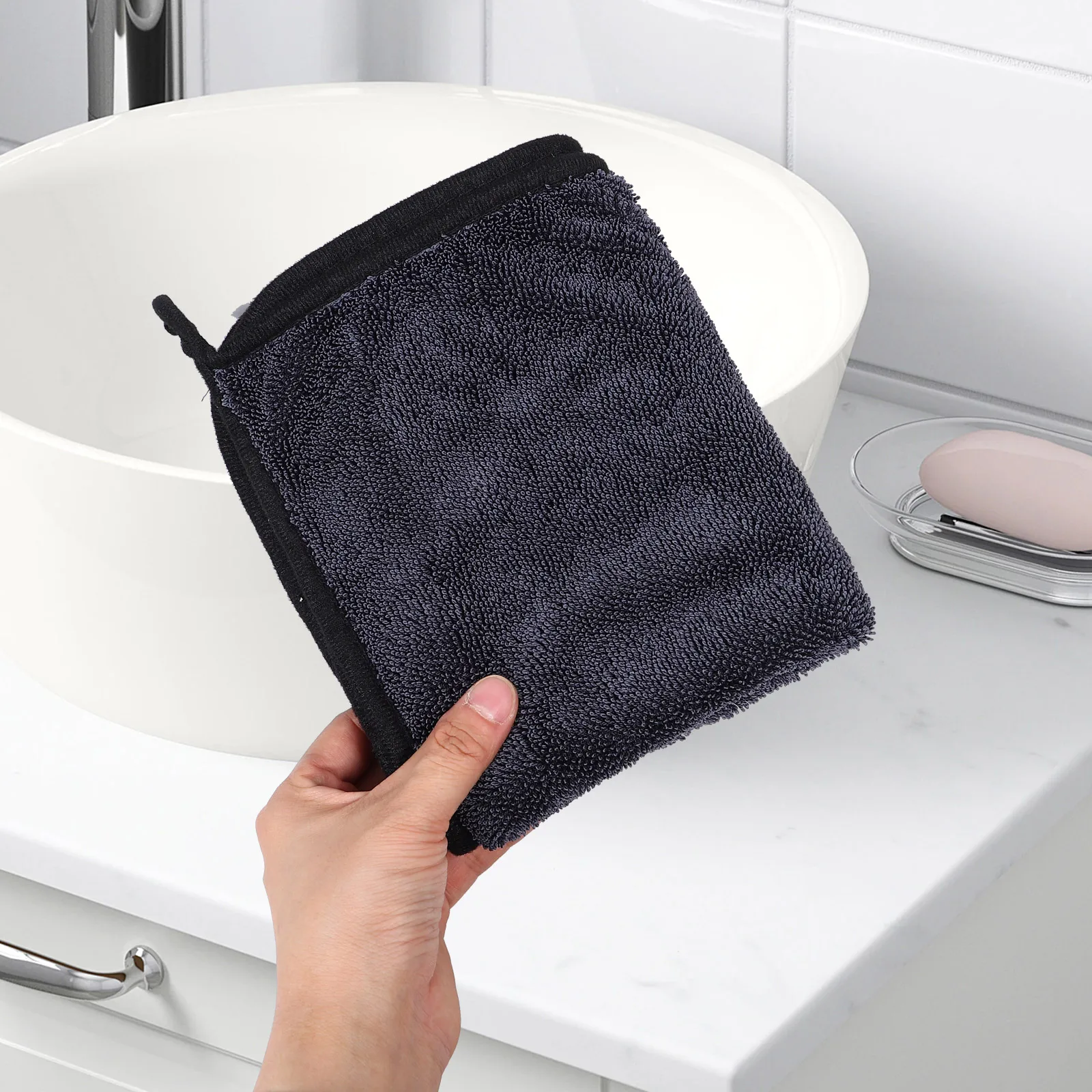 

2Pcs Car Drying Towels Ultrafine Fiber Absorbent Reusable Thickened Cleaning Cloth for Car Windows Auto Wash Supplies