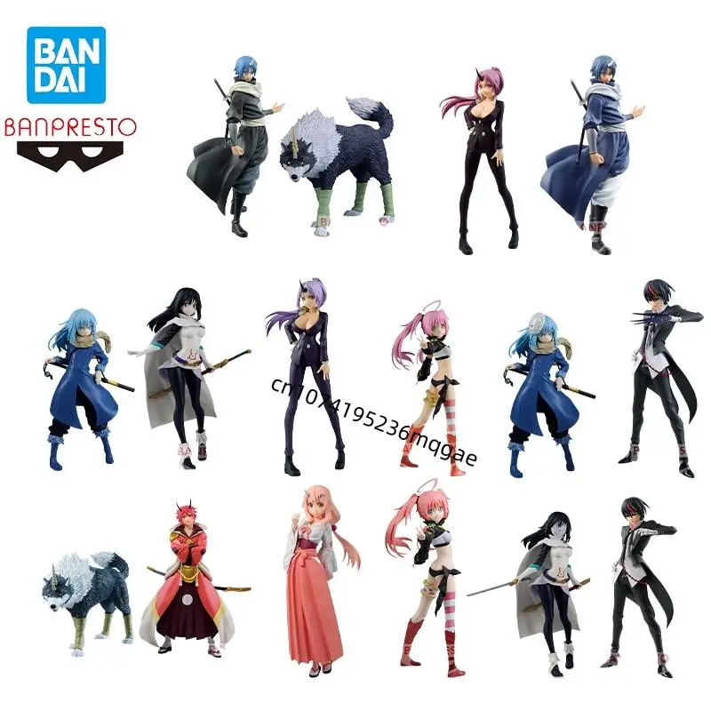 Bandai That Time I Got Reincarnated as a Slime Otherworlder Rimuru Shion Souei Diablo Anime Action Figures Model Collections