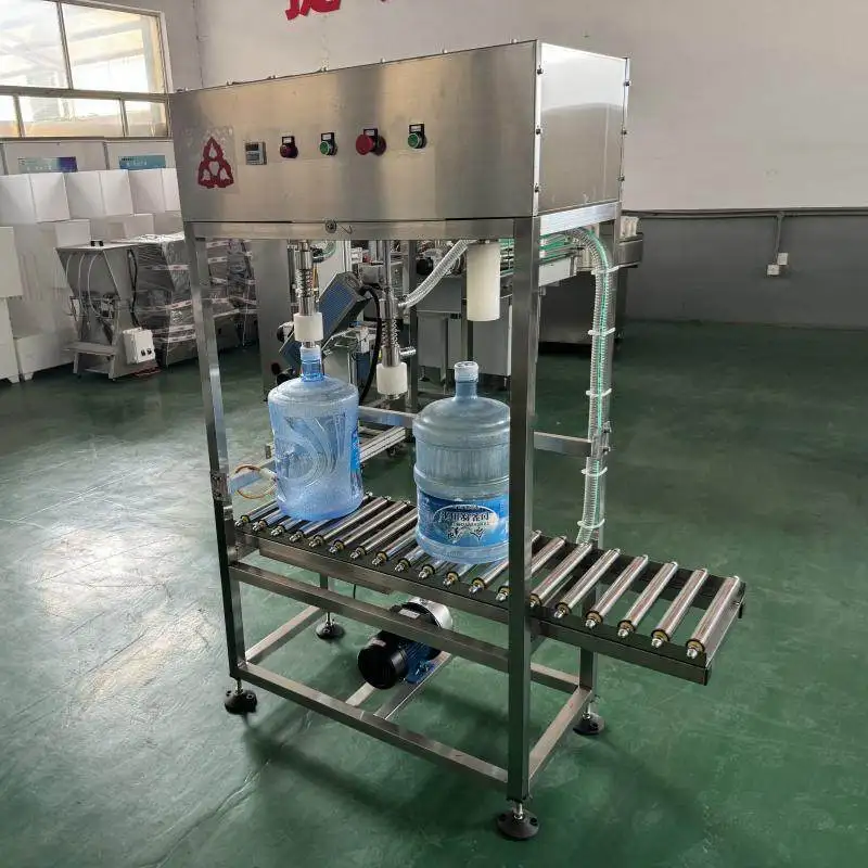 2025 new semi-automatic vat water filling machine gallon pure water filling equipment is convenient and efficient