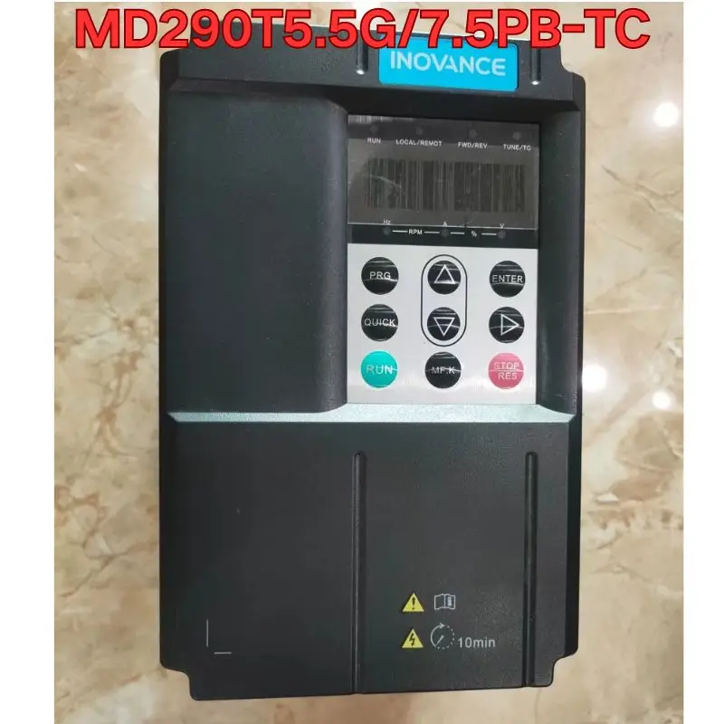 

Second-hand inverter MD290T5.5G/7.5PB-TC function test is normal