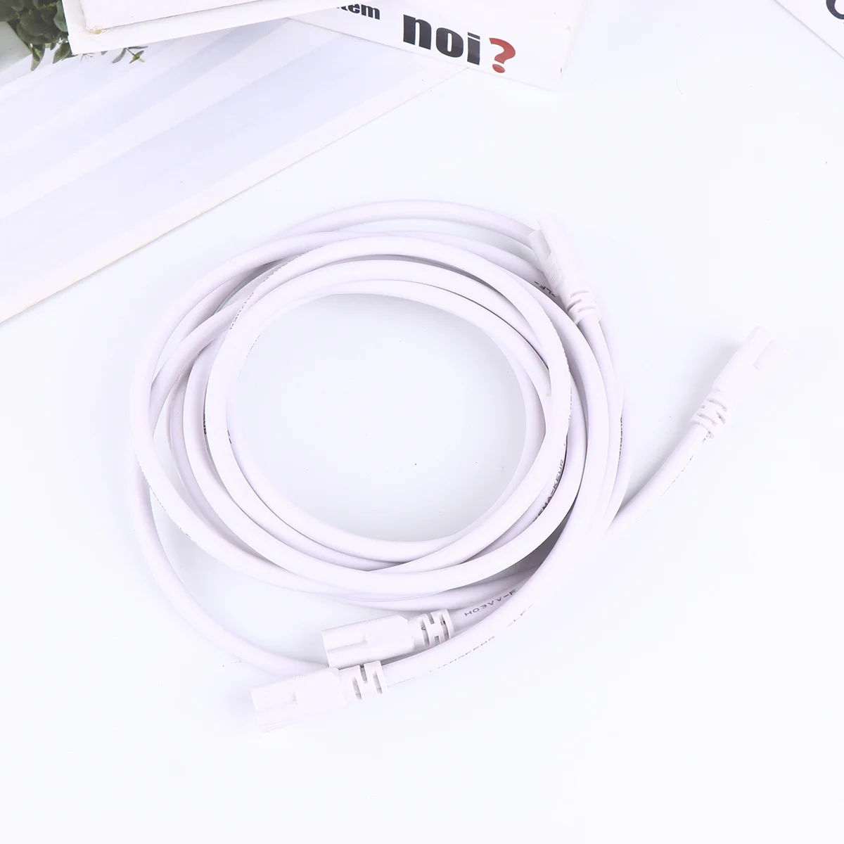 

2pcs 2M T5 3-Pin Led Tube Power Cable Connect Two Lights Directly No Wiring Needed For Fluorescent Lamp Advertising Light Box