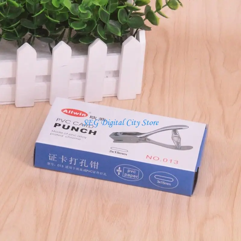 U75B Heavy Duty Metal Paper Hole Puncher Oval Hole Puncher 8 Sheets Capacity
