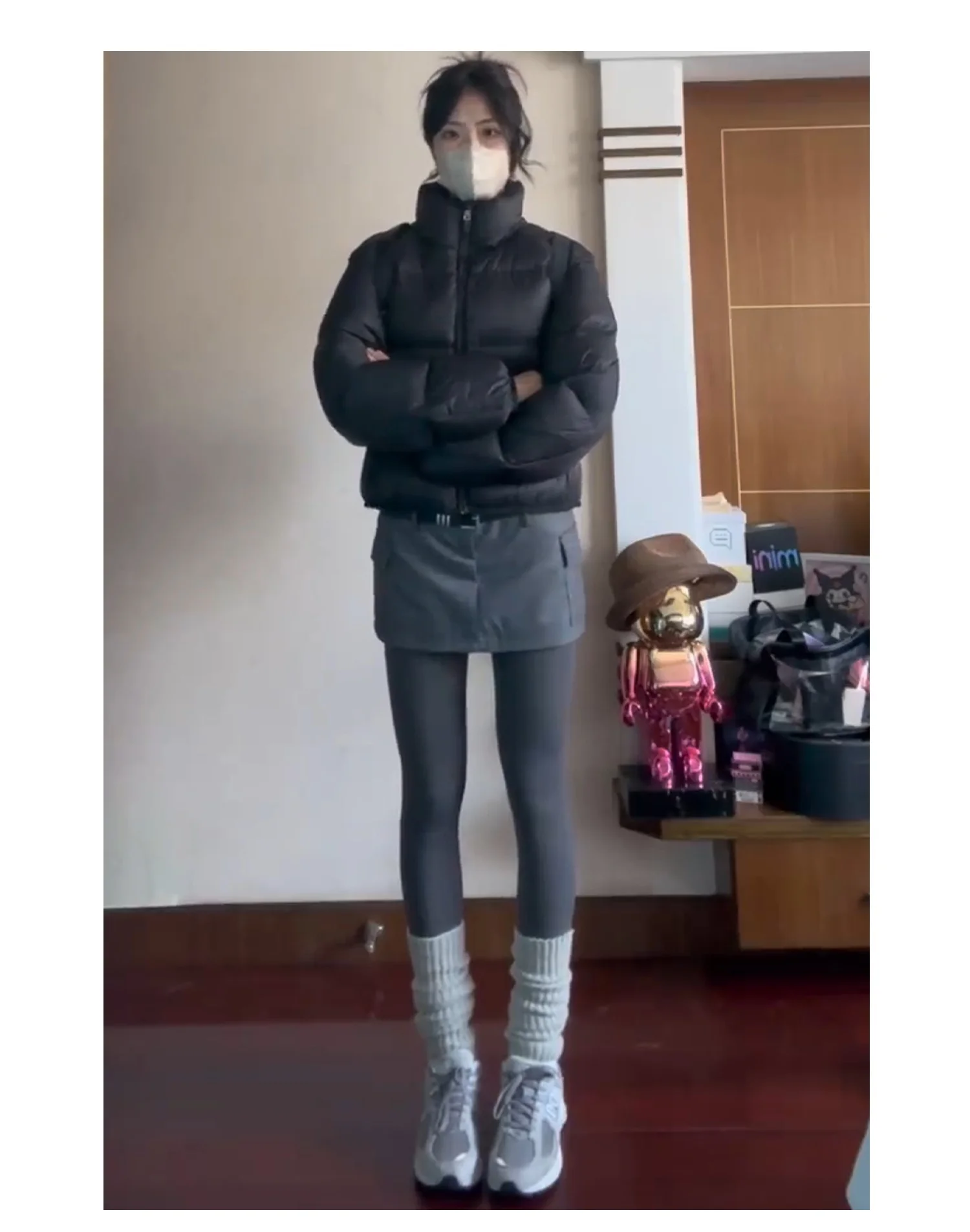 Yoga Pants Grey Women Touch Outer Cut Slip Bodybuilding Three Mid Charcoal Lace Flocking Club Naked Apparel Tight Fitting Ladies