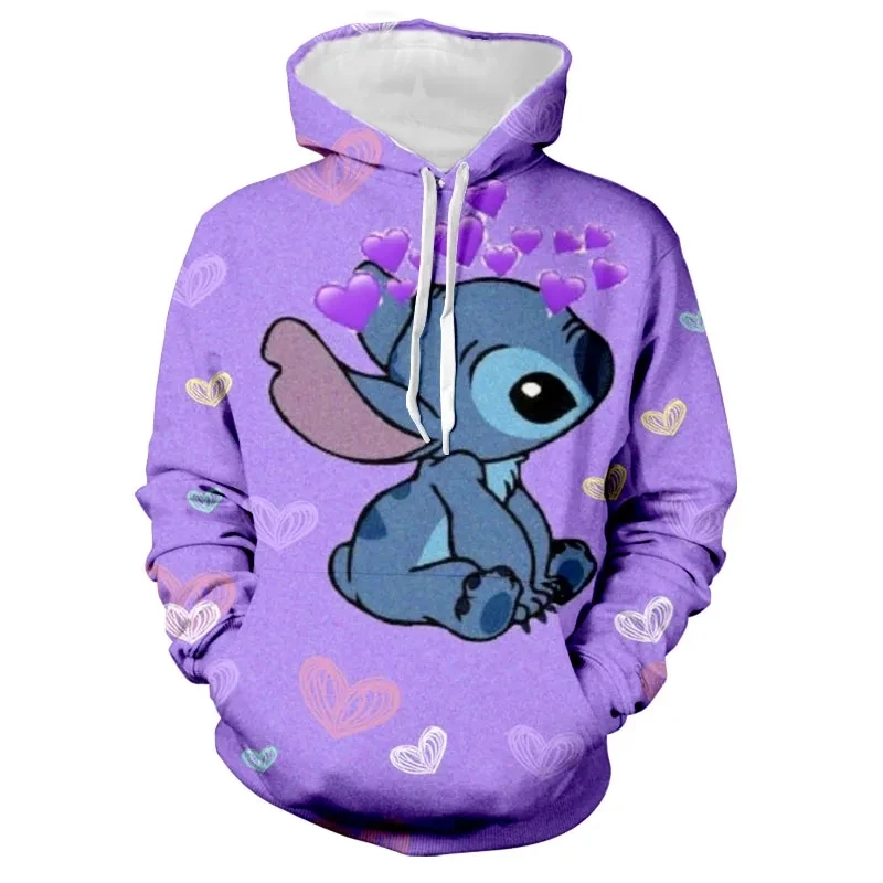 

Men's Harajuku Disney Stitch Anime 3D Printed Casual Manga, New, Outdoor, 2024