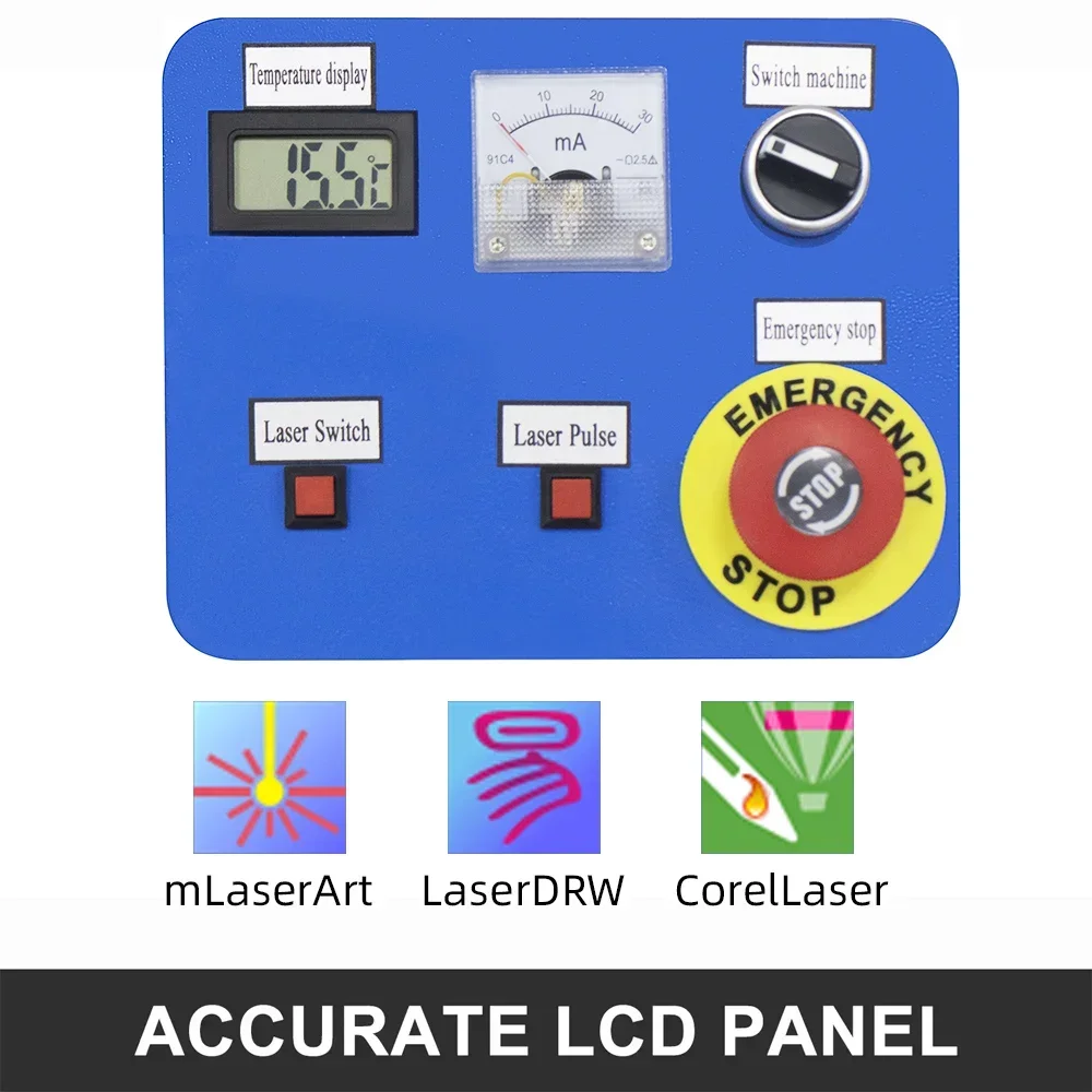 سيهاو ‌ آلة الحفر بالليزر CO2 40 واط/50 واط 30x20 سنتيمتر منطقة النقش الخشب/الجلود/أدوات قطع النجارة USB CorelDraw دعم