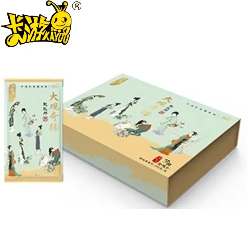 

Kayou Dream of The Red Chamber Cards Dai Dunbang's Dreaming Back To Jinling Qiyuan Pack Коллекция креативных карточек с персонажами