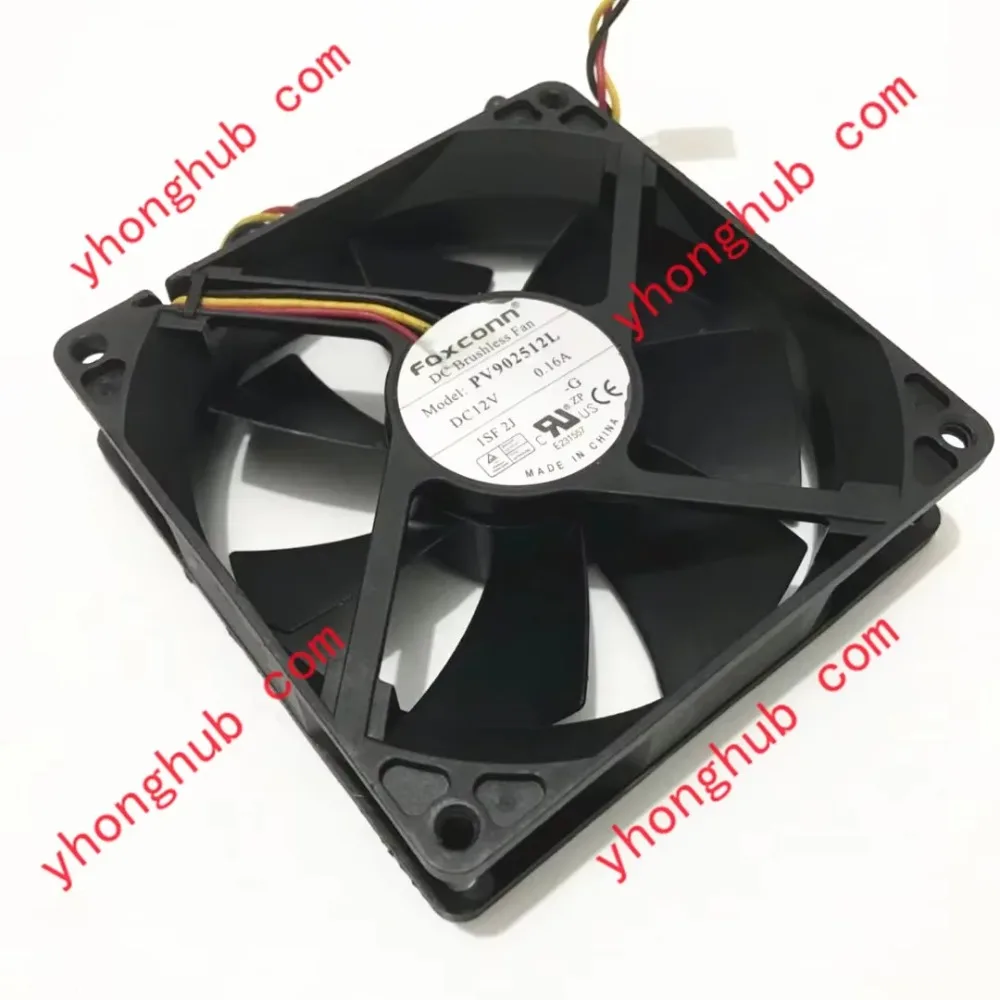 

Вентилятор охлаждения FOXCONN PV902512L DC 12V 0.16A 3-проводной 90x90x25мм