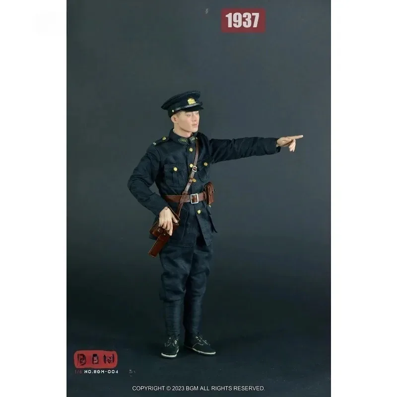 

BGM X BGM-004 1/6 масштаб, полицейская форма для джентльмена, комплект одежды, модель в подарок, подходит для 12 дюймов, экшн-фигурка мужского солдата, тело