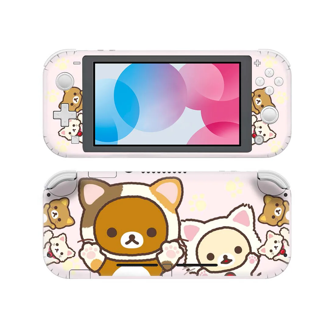 Rilakkuma NintendoSwitch naklejka na skórę naklejka na Nintendo Switch Lite Protector Nintendo Switch Lite naklejka na skórę winyl