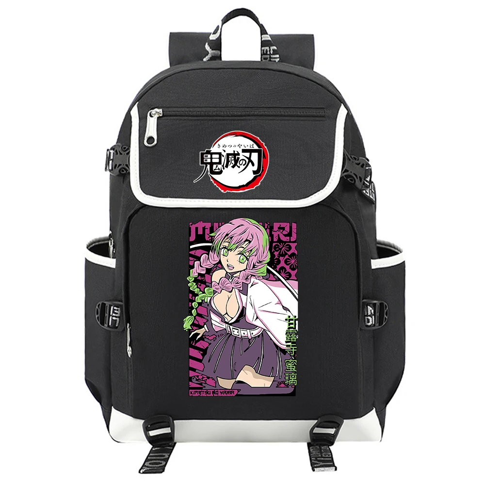 

Anime Demon Slayer Kanroji Mitsuri Backpack Laptop Backpack Teens Schoolbag Boys Girls Student Book Bag Gift