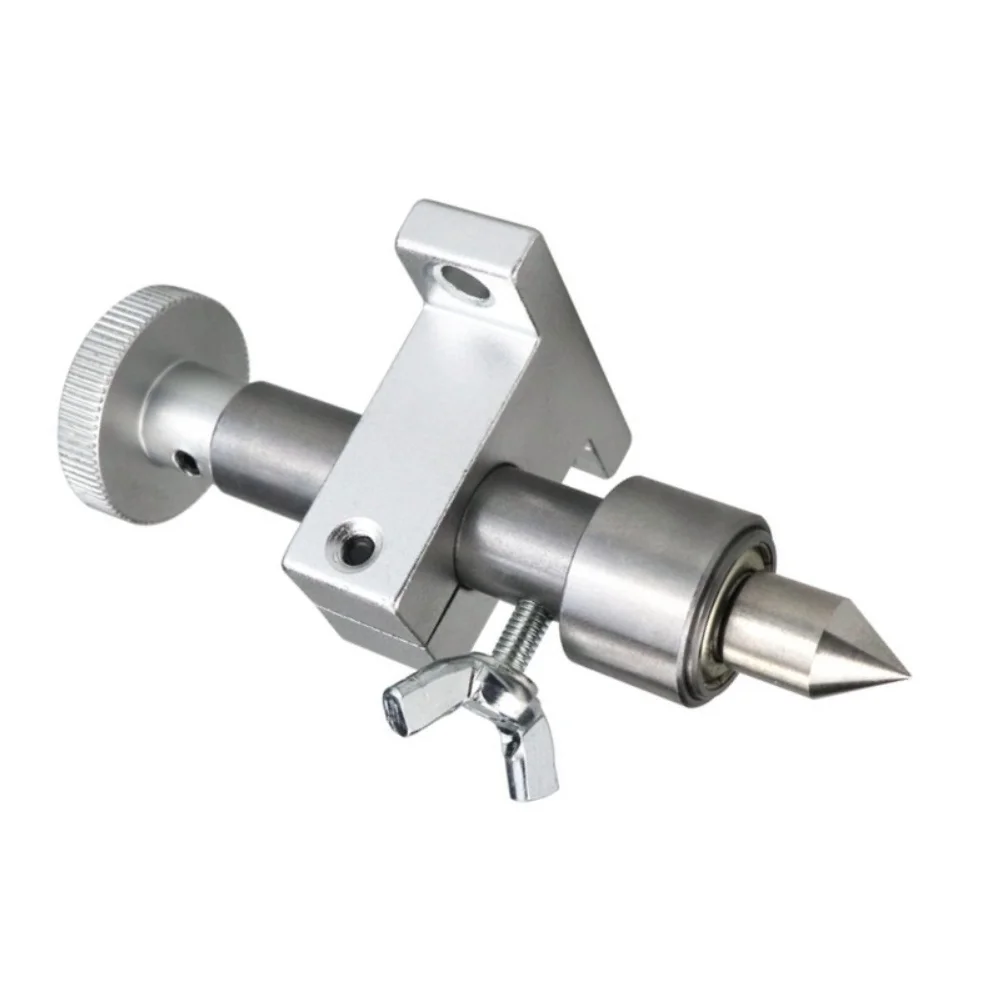 Wood For Lathe Tailstock Chuck with Telescoping Feature for Precise For Bead Drilling and Shaft Part Machining