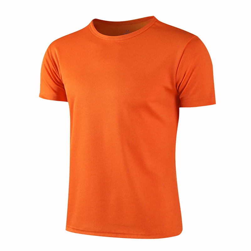 Quick Dry Short Sleeve Sport Tees Tops Gym Jerseys Fitness Shirt Trainer Running T-Shirt Breathable Sportswears Men Women