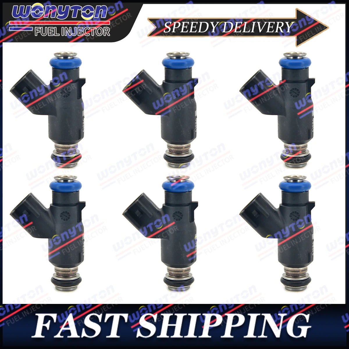 

6Pcs 35310-3C000 Fuel Injectors 2007-2008-2009 For Hyundai Santa Fe 3.3L V6
