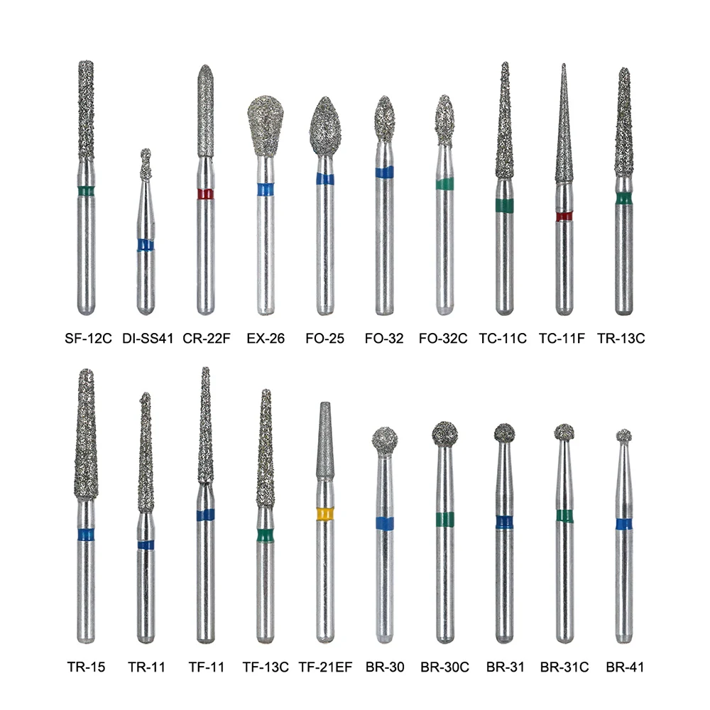 20 Boxen AZDENT Dental Diamantbohrer FG 1,6 mm für Hochgeschwindigkeits-Handstücke, mittlere Polierbohrer, Laborinstrumente, Zahnarztwerkzeuge – Detail 24