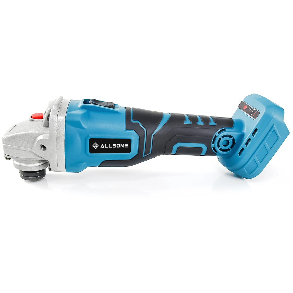 Allsome 18V Brushless Cordless 125mm Angle Grinder - Tool Only