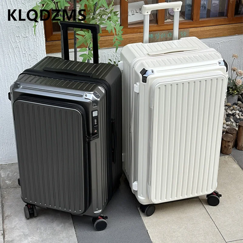 

KLQDZMS 20"24"26"28 Inch Luggage Travel Bag Large Capacity Trolley Case ABS + PC Boarding Box Women's Universal Wheel Suitcase