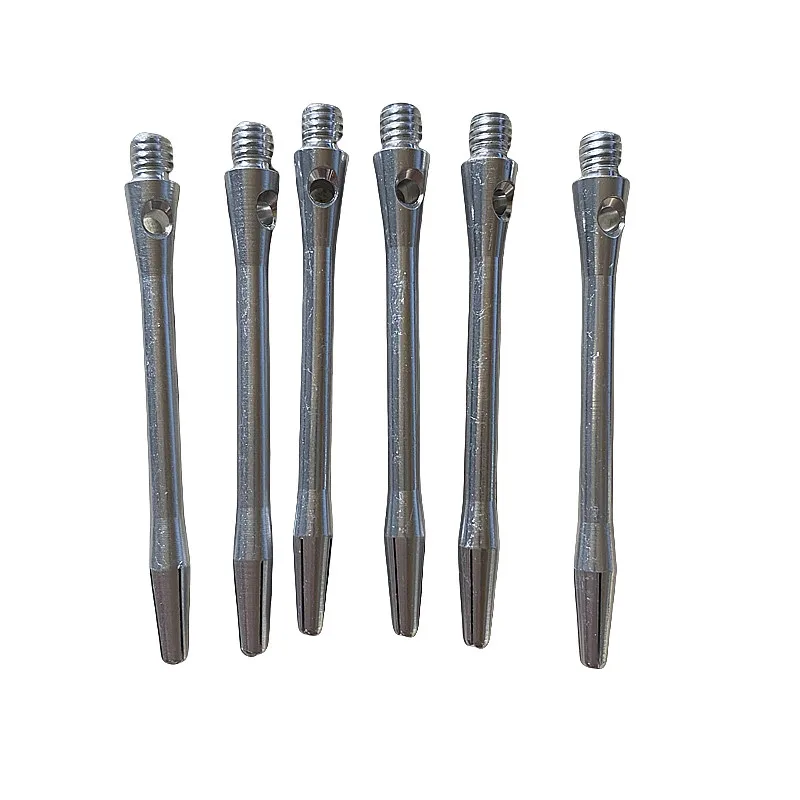 Professional 6pcs Darts Shafts Replacements Aluminium 48mm+5mm Long 2BA Screw Thread Dart Stems Pole Throwing Dardos Accessories