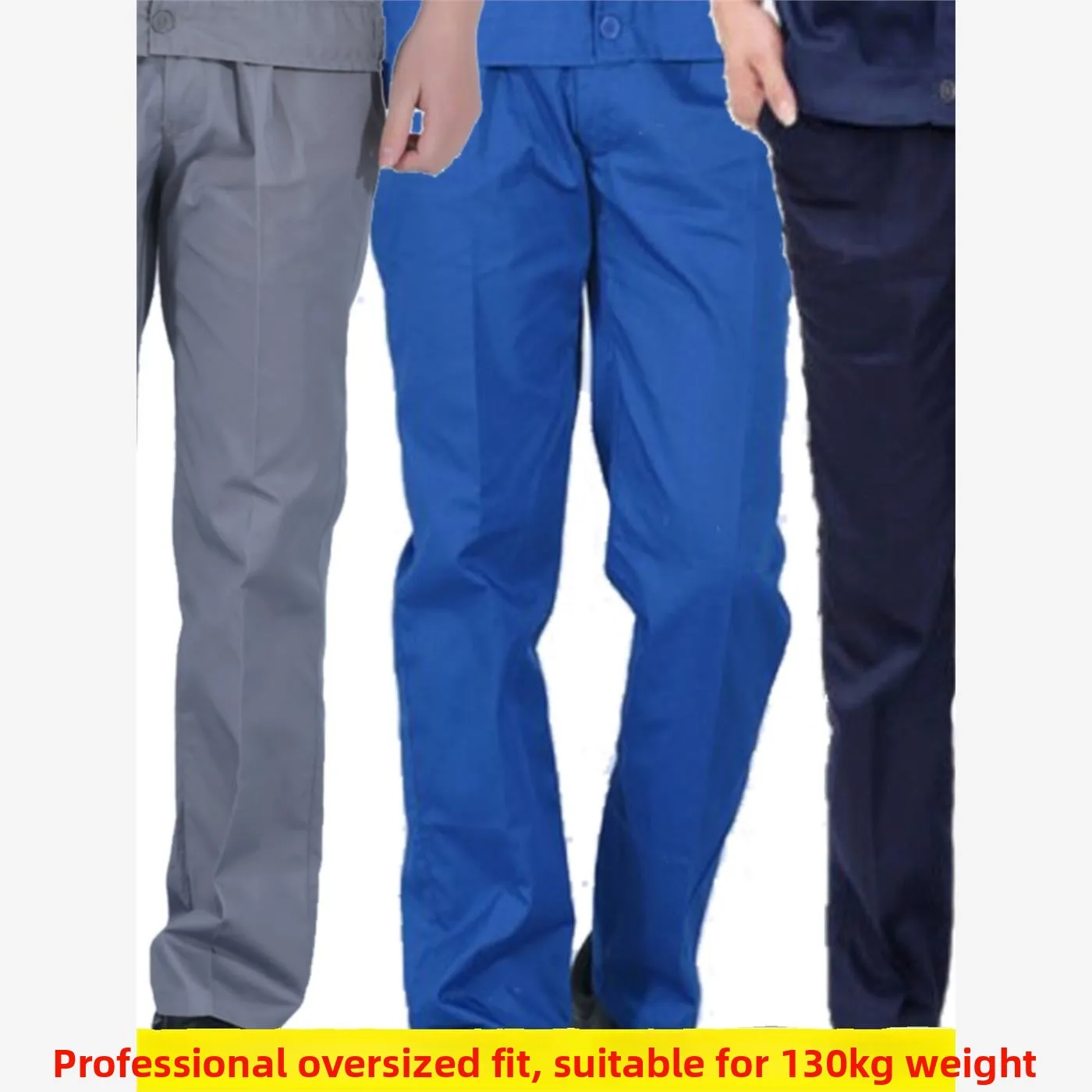 

Summer Thin Labor Protection Pants Extra Large plus Size Extra Thickened Wear Resistant Loose Security Long Pants for Workers