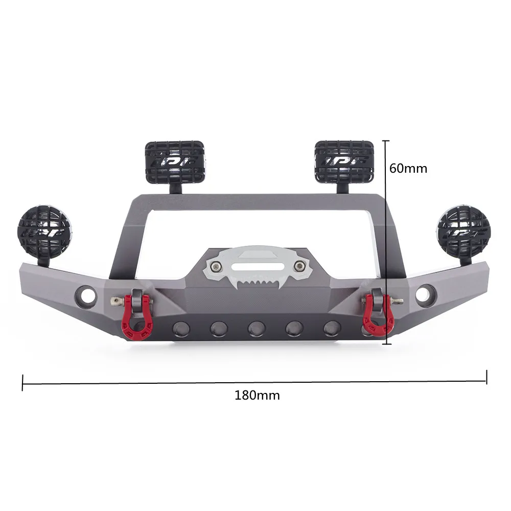 TRX4 metalowy zderzak przedni z Led światła do 1/10 zdalnie sterowany samochód gąsienicowy TRX-4 edycja sportowa, który, nie wiadomo jak, znalazł