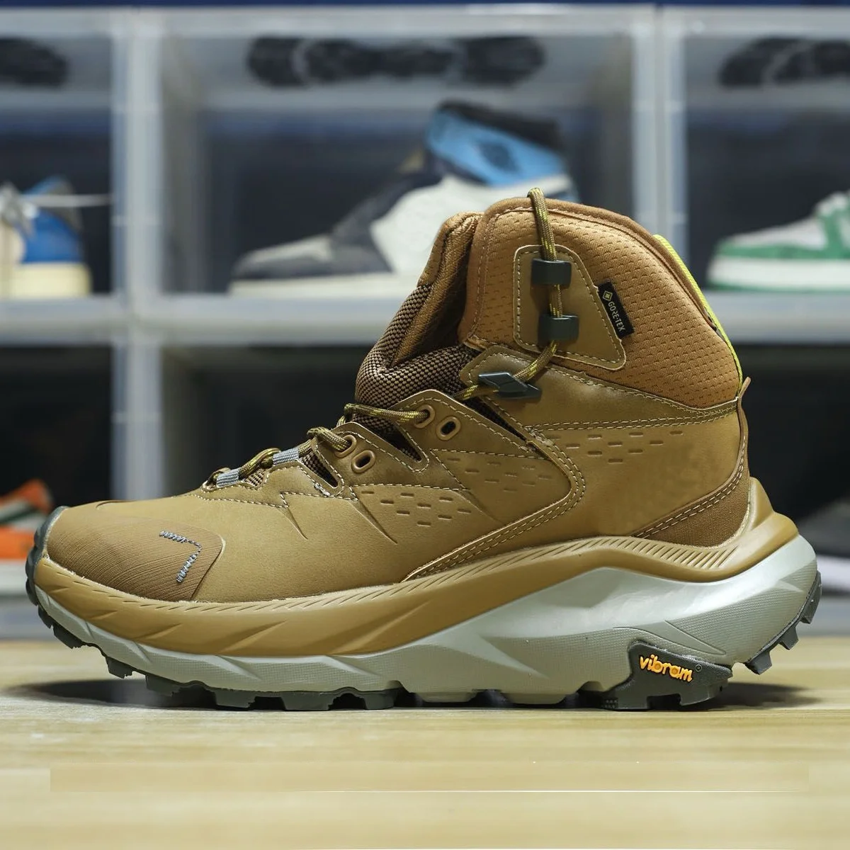 Pure Original Kaha2 GTX zapatos de senderismo de punta redonda para hombre, parte superior alta, funcionales para exteriores, impermeables, negros, transpirables, antideslizantes y cálidos