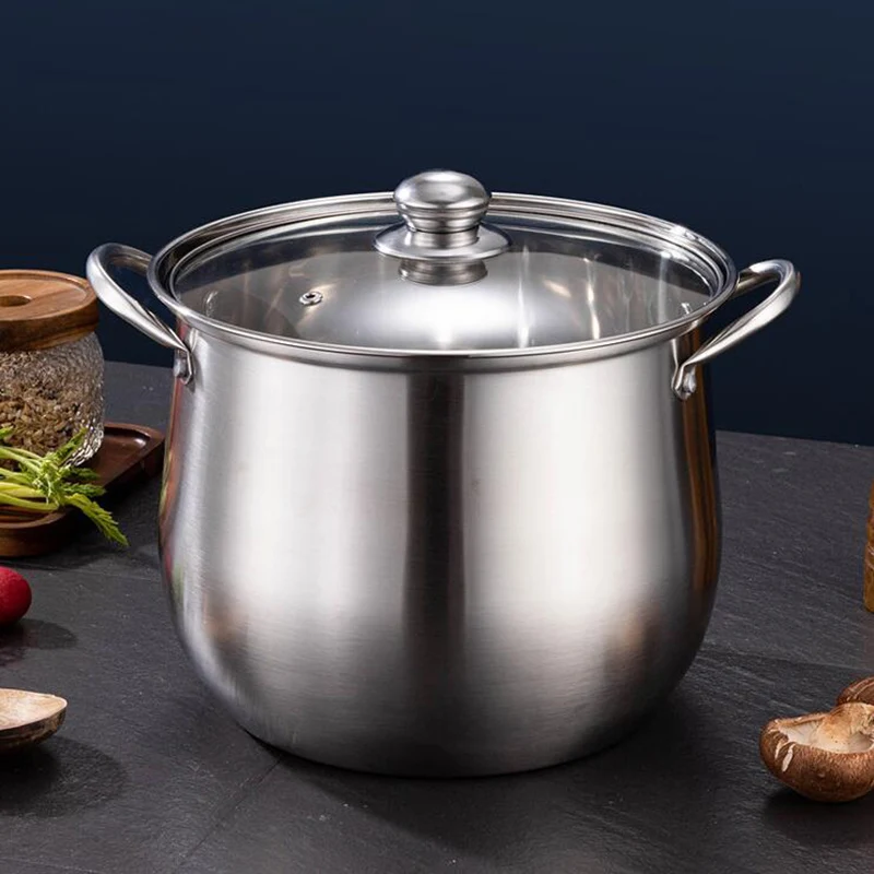 

Super Large Capacity Soup Pot 304 Stainless Steel Extra High Pot Household Thickened Steaming and Stewing Pot Cooking soup pot