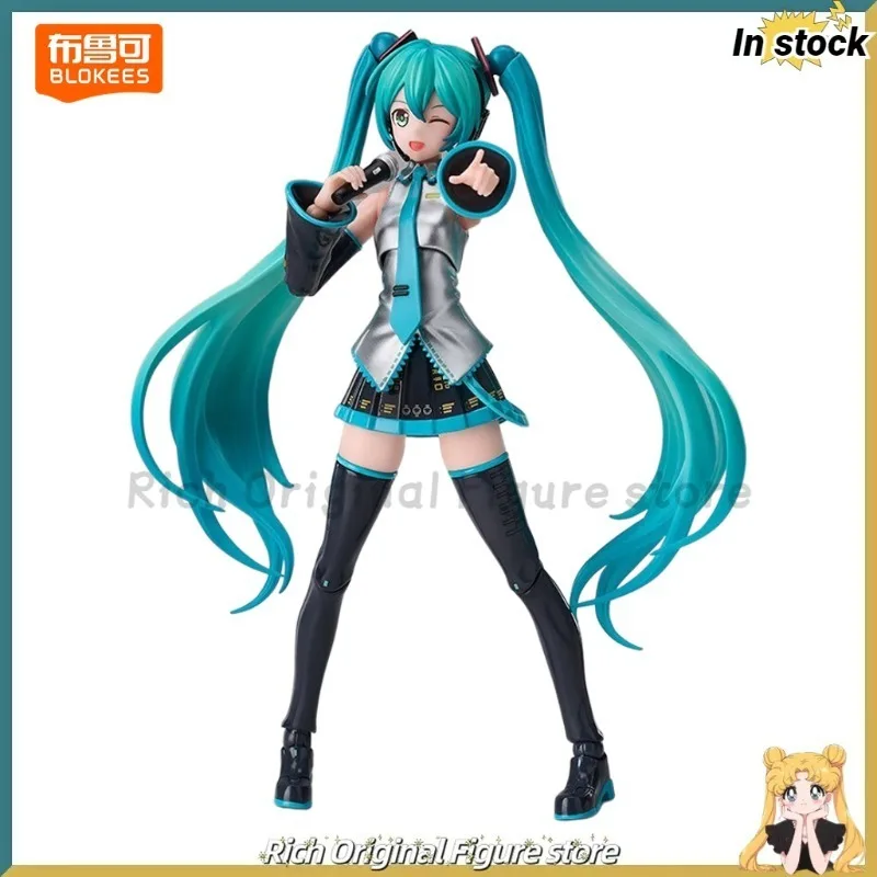 

【В наличии】 Оригинальный BLOKEES FIGURES Miracle Version Hatsune Miku Formula Одежда Аниме Фигурка Модель Игрушка Сборка