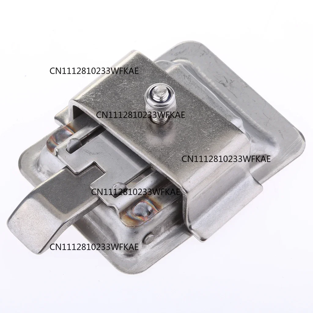 Marine Grade Stainless Steel Flush Pull Lock Mini Recessed Mounted Latch for RV Camper Motorhome Cabinet Horsebox Locker Trailer
