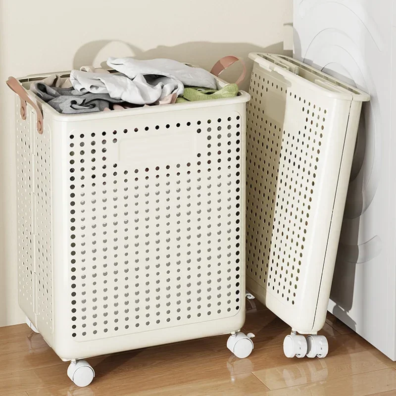 Storage basket, dirty clothes basket, household foldable dirty clothes basket, large capacity bathroom, laundry basket