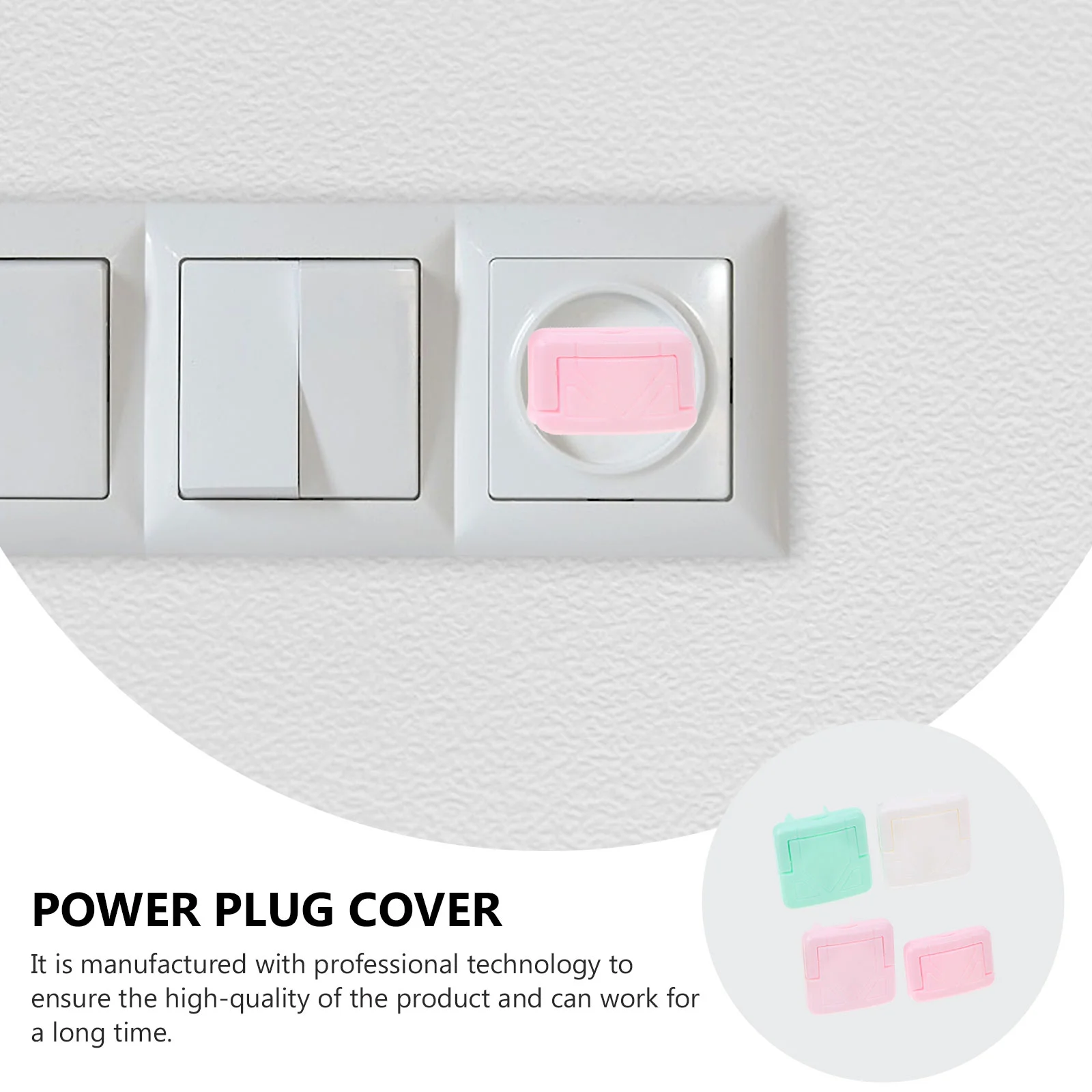 60 Pcs Socket Protection Cover Child Proof Outlet Baby Safety Plug Protector Guard Electrical