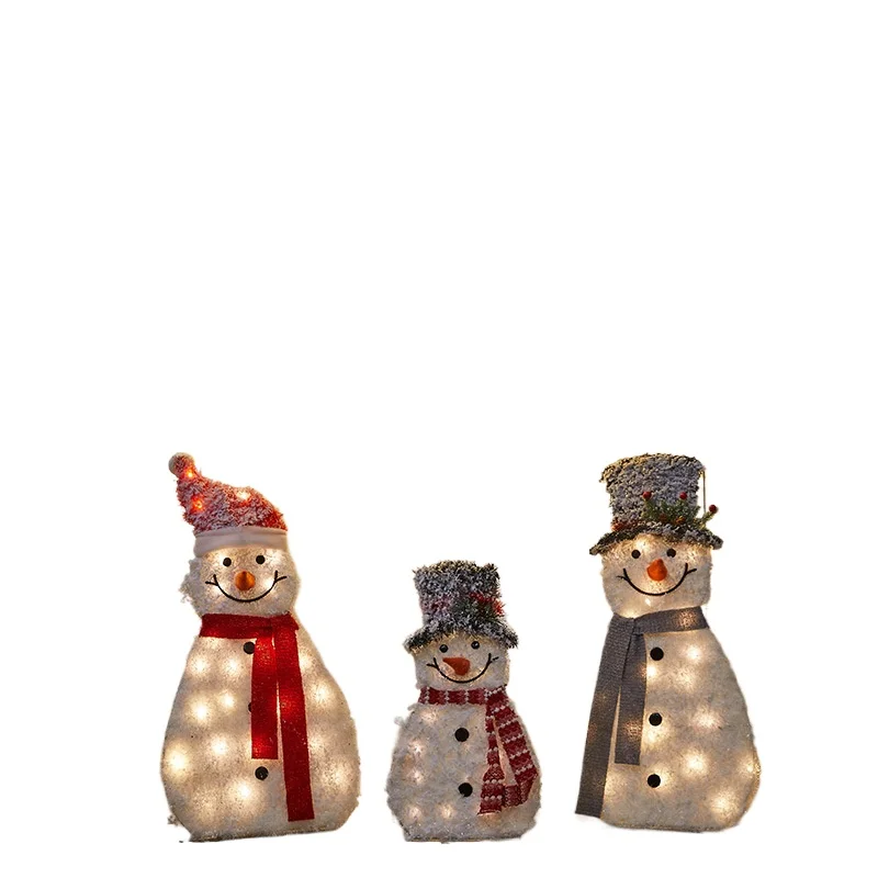 

Christmas tree household luminous light tree 1.5 meters 1.8 meters shopping mall holiday decoration elk snowman scene decoration