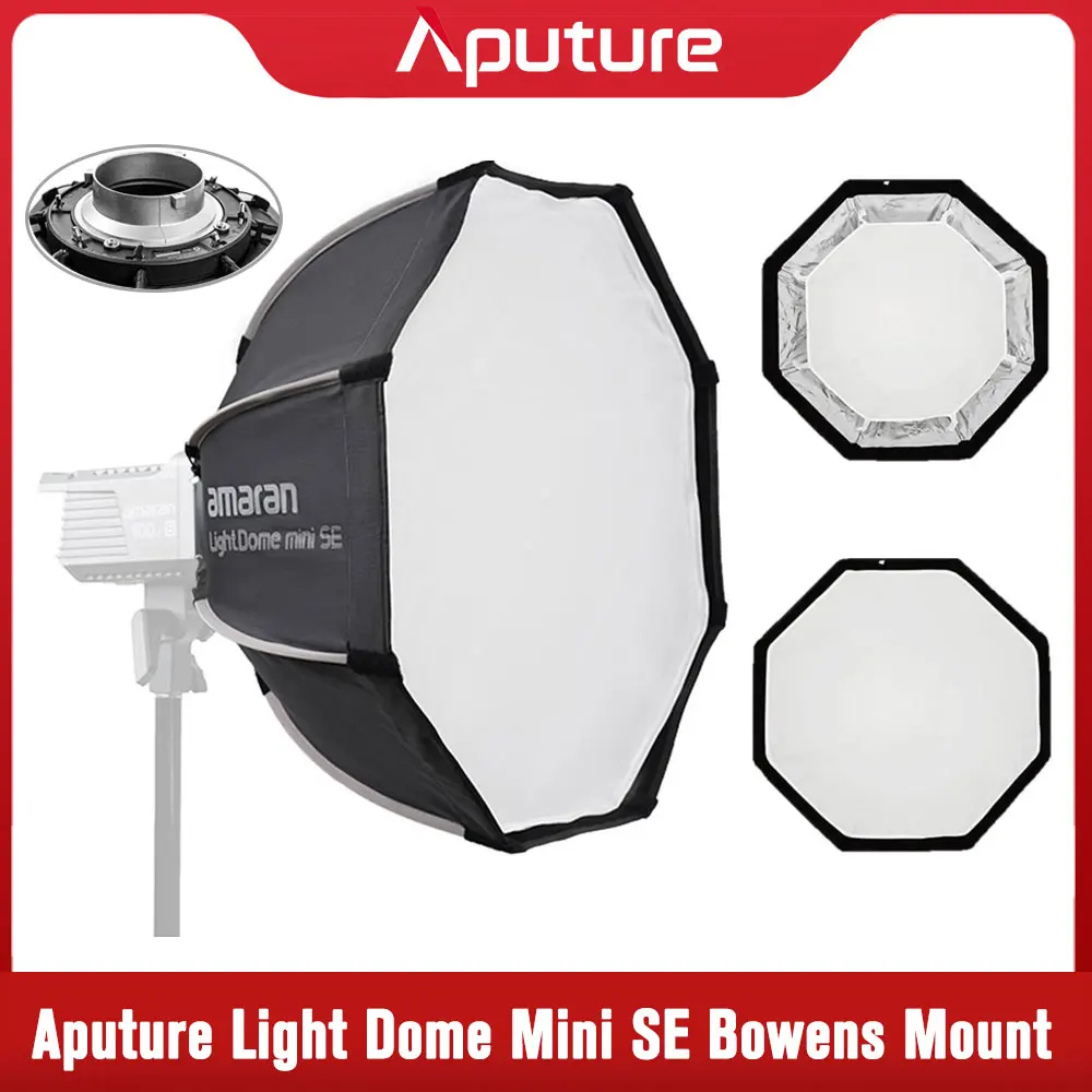 

Aputure Light Dome Mini SE 22.8inch/58cm Lightweight Portable Softbox Bowen Mount for Amaran 60x/d, 100d/x 200d/x,150c 300c