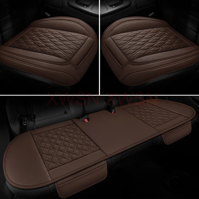 Universal Style Nappa Leather Car Seat Cover Cushion for Geely Emgrand EC7 Nissan Juke Tucson Ford Focus 2 Auto Accessories