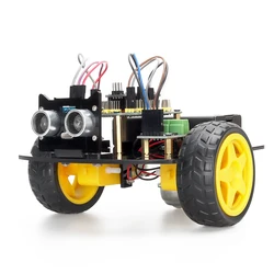 Complete Kit 2WD Smart Robot Car Kit for Arduino Project Basic Starter Learning Programming DIY Stem Electronic Car Kit